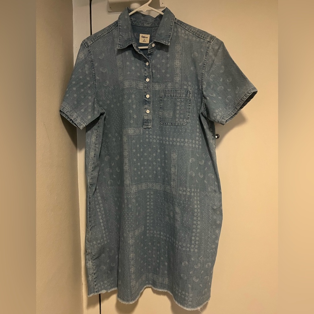 GAP Bandana Denim Dress